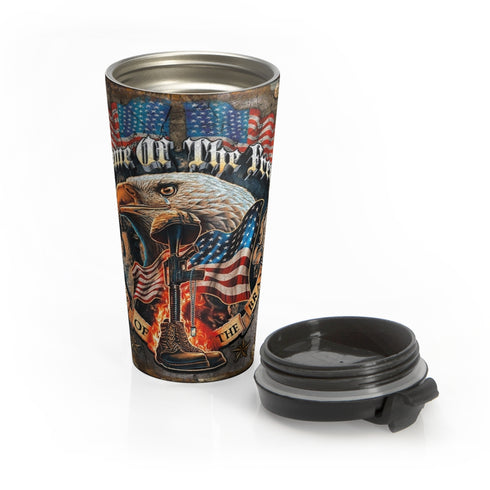 Home of the Free Stainless Steel Travel Mug